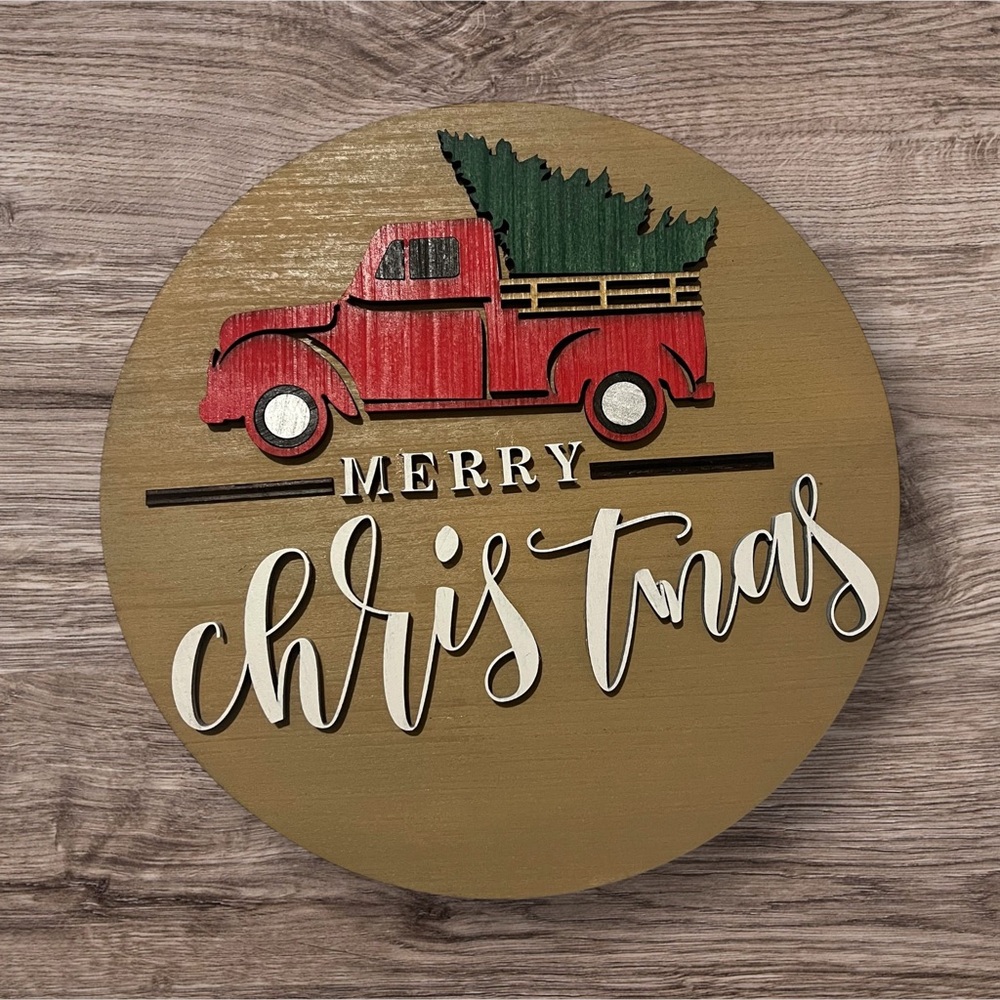 Handmade Laser Cut Christmas Home Decor Seasonal